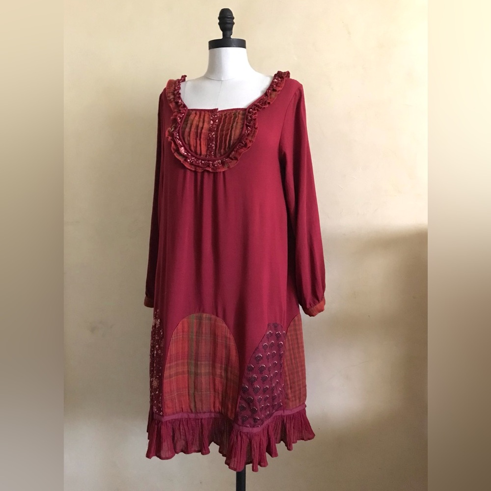 Vintage Country Patchwork Dress